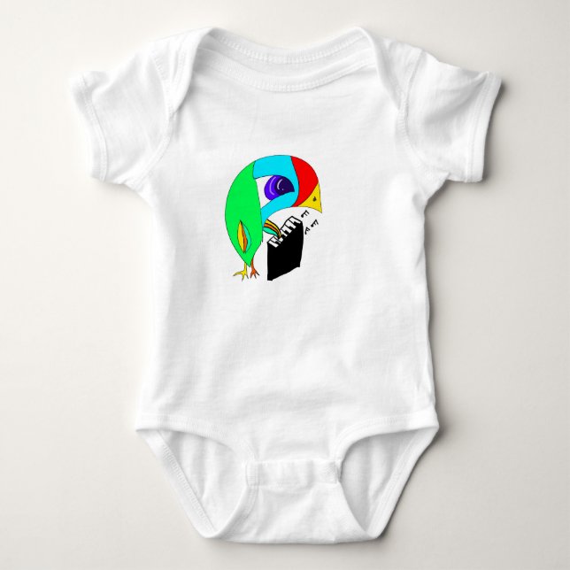 Pärla spelar piano 🎹  t shirt (Framsida)