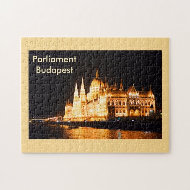 Parlament i Budapest Pussel (Horisontell)