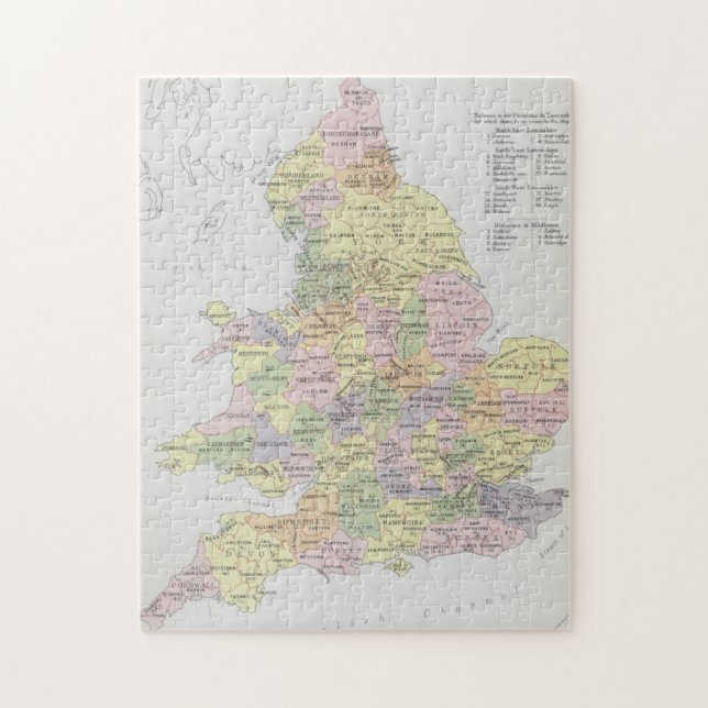 Parlamentarisk framställning | England & Wales Pussel (Vertikal)