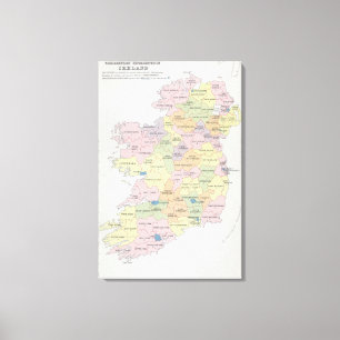 Parlamentarisk framställning Irland Canvastryck