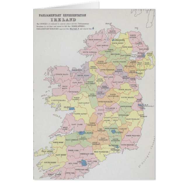 Parlamentarisk framställning | Irland Hälsningskort (Framsidan)