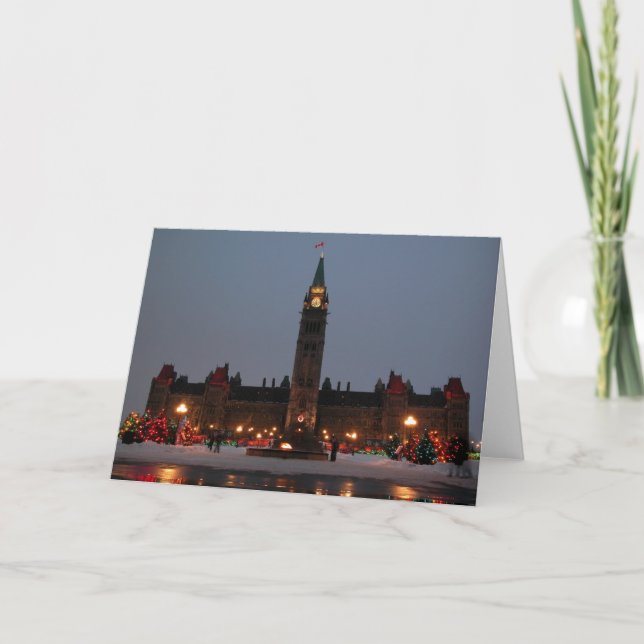 Parlamentbyggnader, Ottawa Helgkort (Framsida)