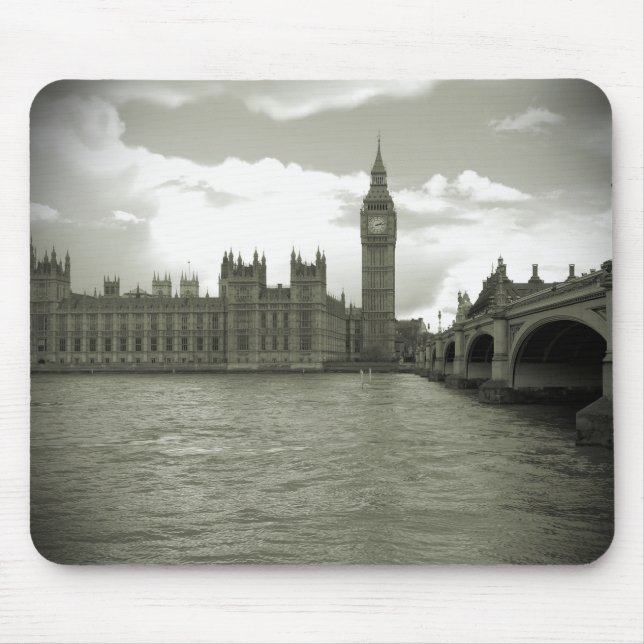 Parlamentet - Elizabeth Torn - Big Ben Mousepad Musmatta (Framsidan)