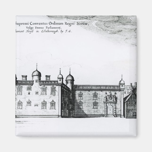 Parlamentet i Edinburgh Magnet (Framsidan)