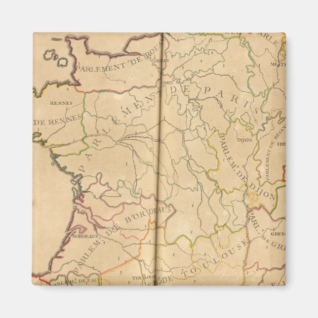 Parlamentet i Frankrike Magnet (Framsidan)