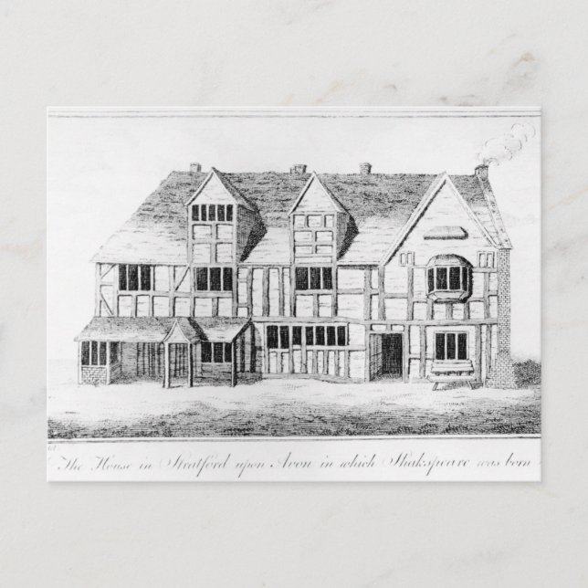 Parlamentet i Stratford-upon-Avon Vykort (Framsida)