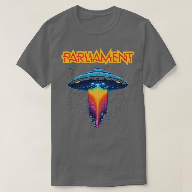 Parlamentets Funkadelic Retro Mothership Sten Funk T Shirt (Design framsida)