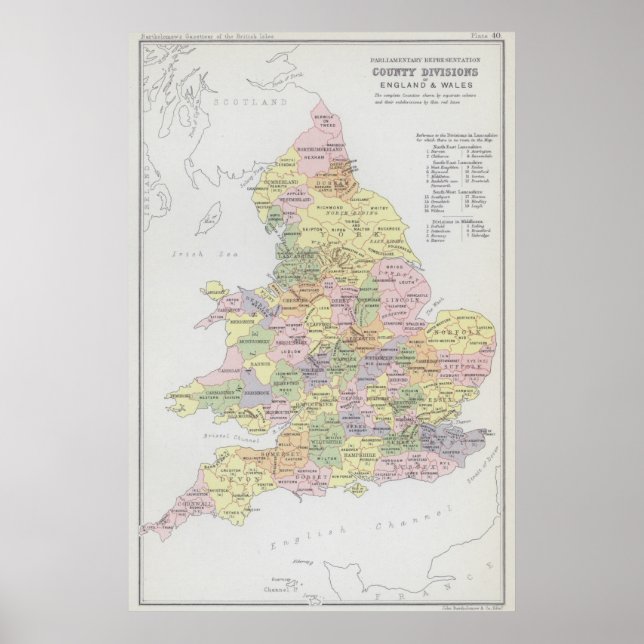 Parlamentets representation | England & Wales Poster (Framsidan)