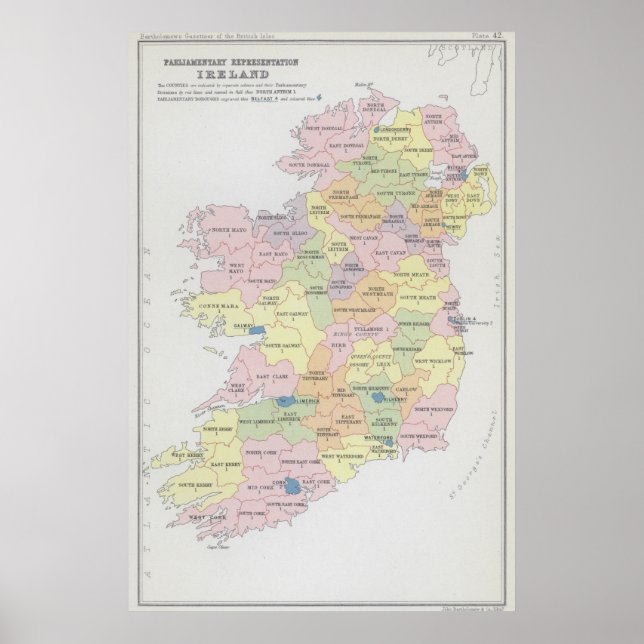 Parlamentets representation | Irland Poster (Framsidan)