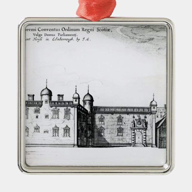 Parlamenthuset i Edinburgh Julgransprydnad Metall (Framsidan)