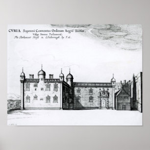 Parlamenthuset i Edinburgh Poster