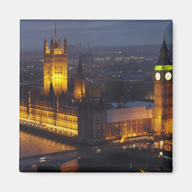 Parlamentshusen, Big Ben, Westminster Magnet (Framsidan)