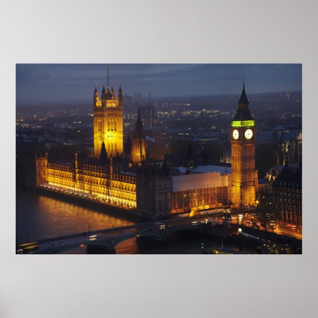 Parlamentshusen, Big Ben, Westminster Poster (Framsidan)