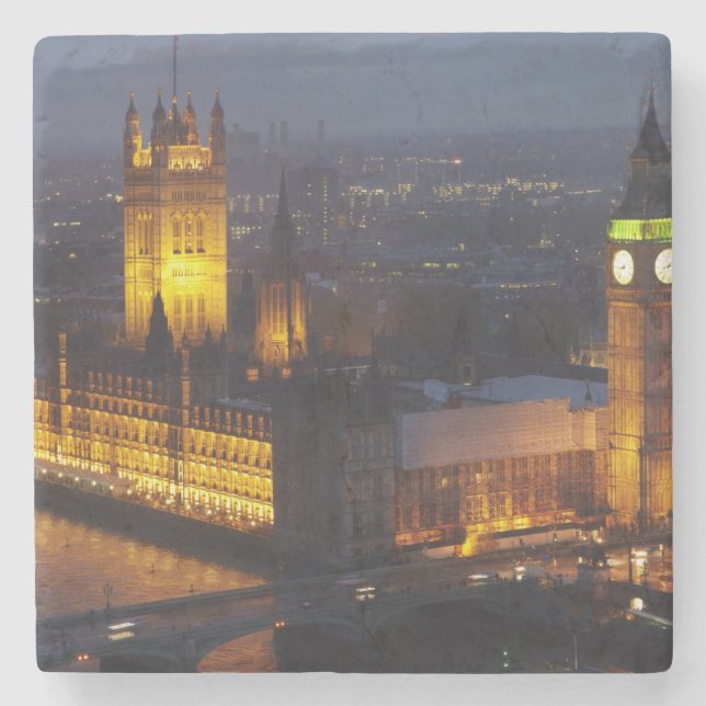 Parlamentshusen, Big Ben, Westminster Underlägg Sten (Framsidan)