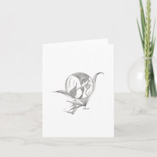 Pärlan av underbarpriset Notecard Kort
