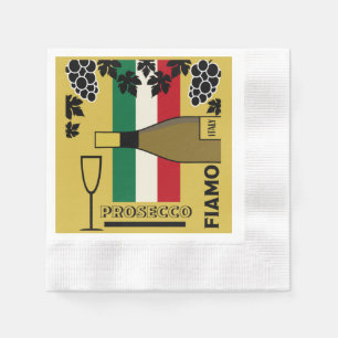 Pärlande vin napkin pappersservett