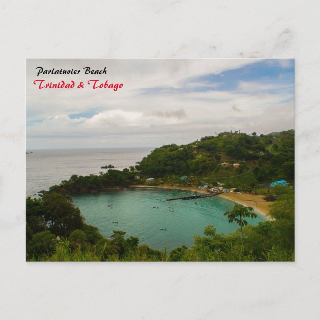 Parlatuvier Beach Vykort (Framsida)