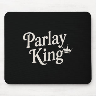 Parlay King älskar sportspelande spelande man fot Musmatta