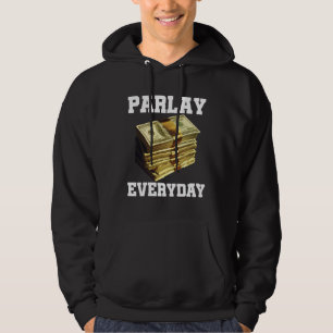Parlay-vadslagning Sportspel Odds DFS Över Under Hoodie