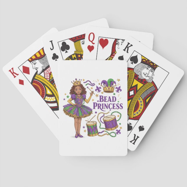 Pärldrottning - Mardi Gras Casinokort (Baksidan)