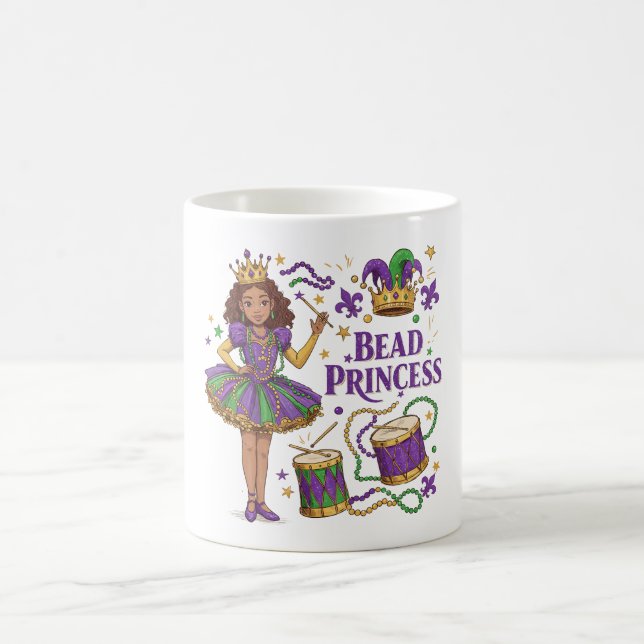 Pärldrottning - Mardi Gras Kaffemugg (Center)