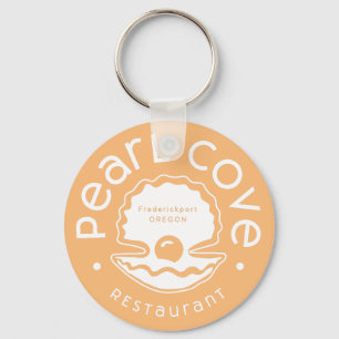 Pärlemorfärg Cove Keychain Nyckelring