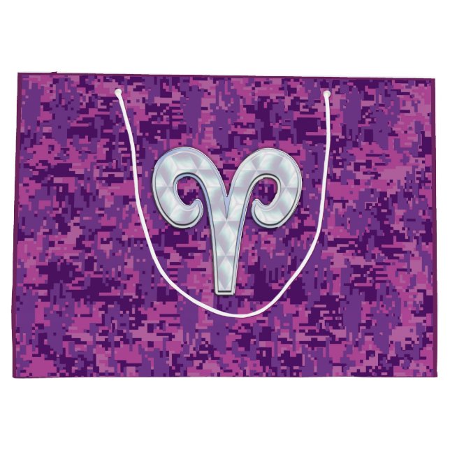 Pärlemorfärg lik vädurZodiac undertecknar (Baksidan)