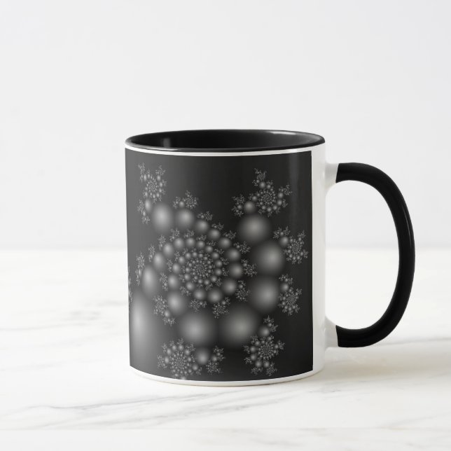 Pärlemorfärg spiral mugg (Höger)