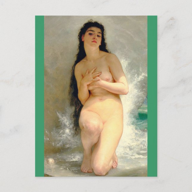 Pärlen från Bouguereau Vykort (Framsida)