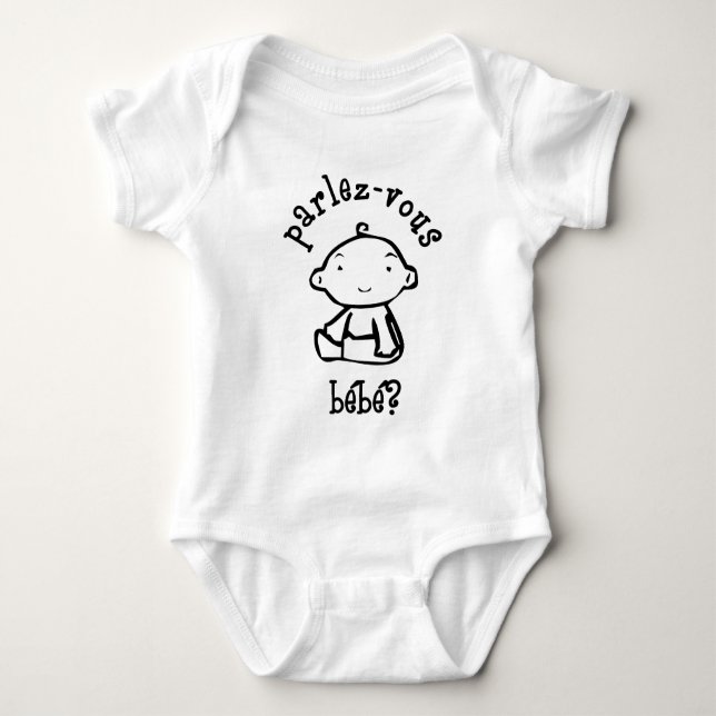 Parlez-Vous Bébé? Tee (Framsida)