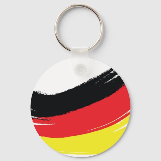 Pärlggroda flagga nyckelring (Framsida)