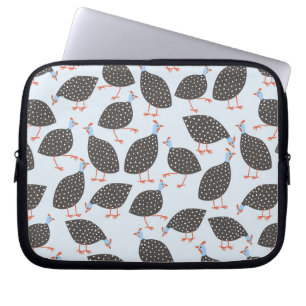 Pärlhöna Fågel Mönster Laptop Fodral