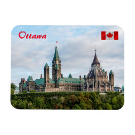 Parliament Hill i Ottawa Magnet