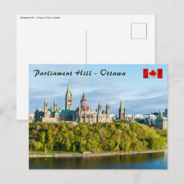 Parliament Hill i Ottawa - Ontario, Kanada Vykort