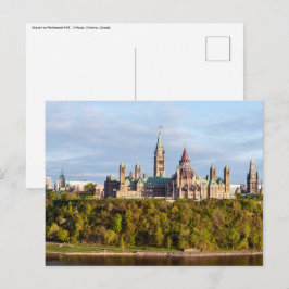 Parliament Hill i Ottawa - Ontario, Kanada Vykort