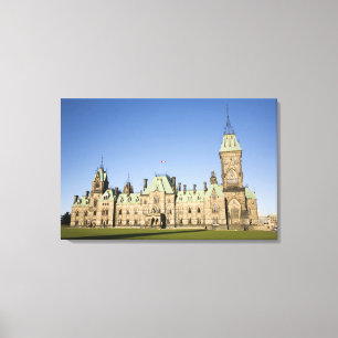 Parliment Byggnad i Ottawa, Ontario, Kanada Canvastryck