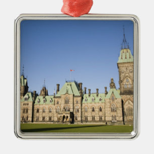 Parliment Byggnad i Ottawa, Ontario, Kanada Julgransprydnad Metall