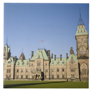 Parliment Byggnad i Ottawa, Ontario, Kanada Kakelplatta