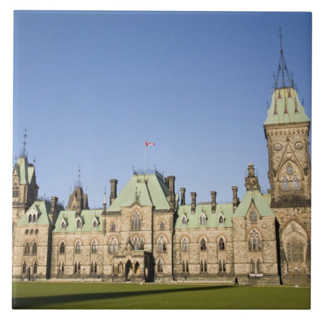 Parliment Byggnad i Ottawa, Ontario, Kanada Kakelplatta (Framsidan)