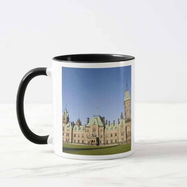 Parliment Byggnad i Ottawa, Ontario, Kanada Mugg (Vänster)