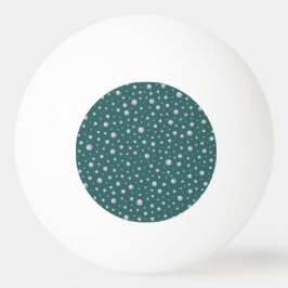 Pärlmönster på transformerande teal bakgrund pingisboll