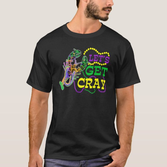 Pärlor Bling Låt oss hämta Cray Dabbing Kräftor Ma T Shirt (Framsida)