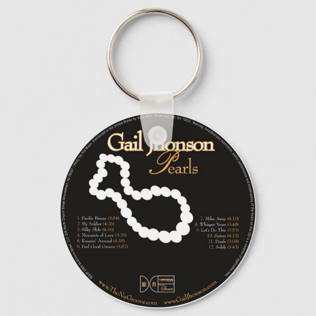 Pärlor CD-nyckelring Nyckelring (Framsida)