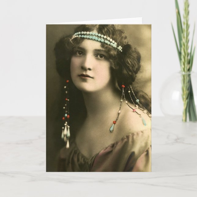 Pärlor i henne hår kort (Framsida)