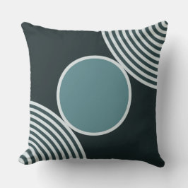 Pärlor Mönster i skuggor av Grått Dekorativ kudde