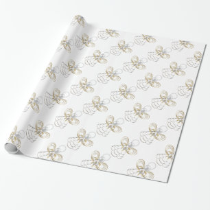 Pärlor och Guld - Julängen av Joy Presentpapper