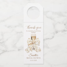 Pärlor och Prosecco Bröllopsfest Tack