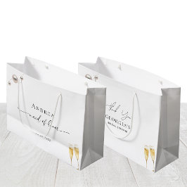 Pärlor och Prosecco Brudtjänst Tack