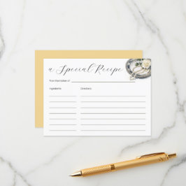 Pärlor och Ros Bröllopsfest Recept Tilläggskort