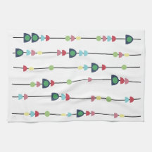 Pärlor på Strings Tea Towel